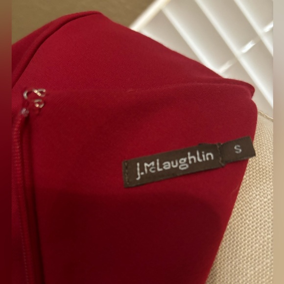 J. McLaughlin Letty Tier Bell Sleeve Sheath Dress Small Career business - Picture 2 of 4